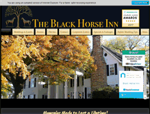 Tablet Screenshot of blackhorseinn.com